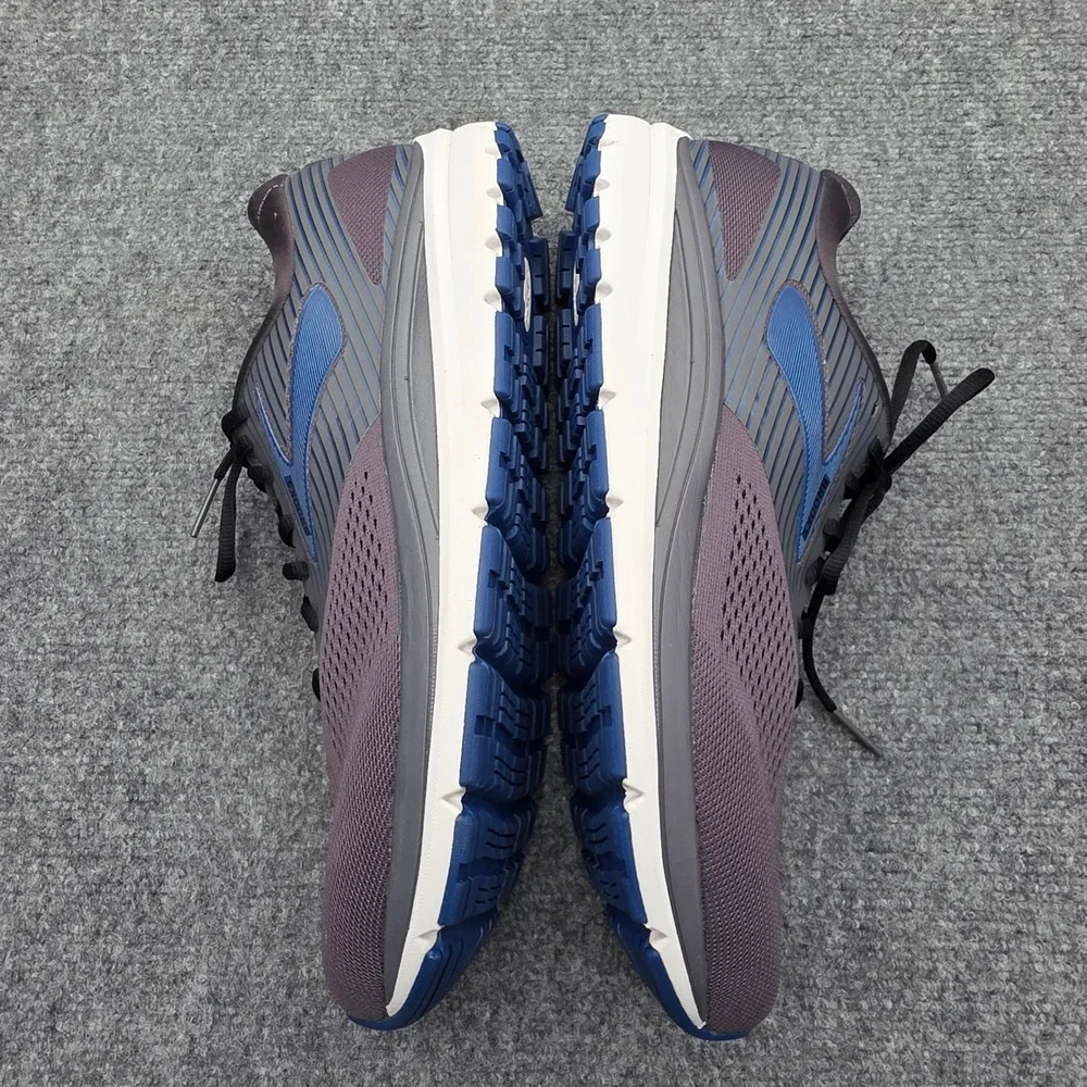 Brooks Addiction 14 Mens Size 14 Narrow B Gray Blue Running Shoes Sneakers
